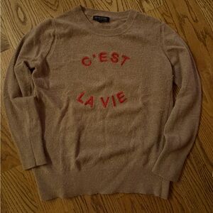 Banana Republic C'est La Vie Tan Sweater